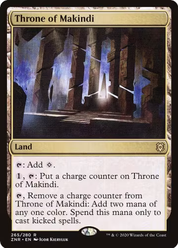 Throne of Makindi (265), Zendikar Rising — Magic card price
