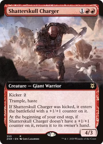 Shatterskull Charger (Extended Art) (353), Zendikar Rising — Magic card price
