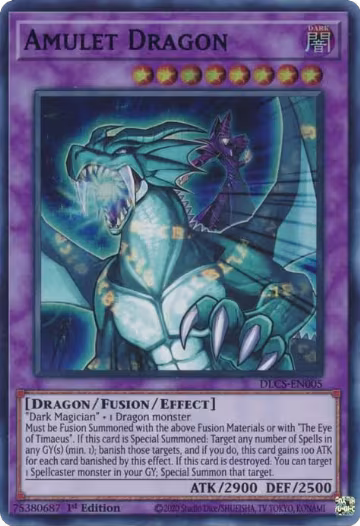 Amulet Dragon (Blue) (DLCS-EN005), Dragons of Legend: The Complete Series — Yu-Gi-Oh! card price