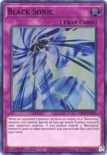 Black Sonic (Blue) (DLCS-EN032), Dragons of Legend: The Complete Series — Yu-Gi-Oh! card price
