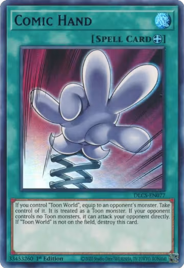Comic Hand (Purple) (DLCS-EN077), Dragons of Legend: The Complete Series — Yu-Gi-Oh! card price