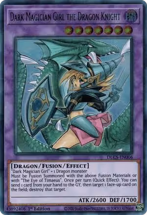 Dark Magician Girl the Dragon Knight (Alternate Art) (DLCS-EN006), Dragons of Legend: The Complete Series — Yu-Gi-Oh! card price
