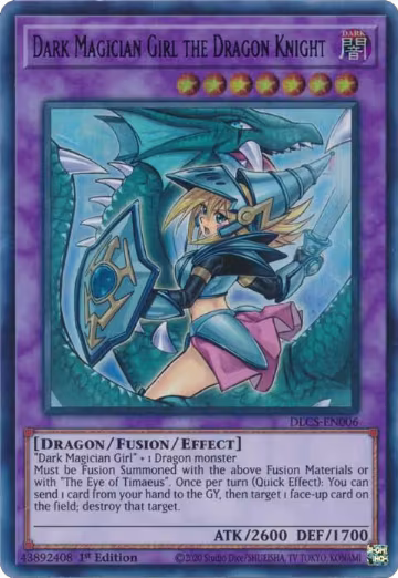 Dark Magician Girl the Dragon Knight (Alternate Art) (Purple) (DLCS-EN006) — card price