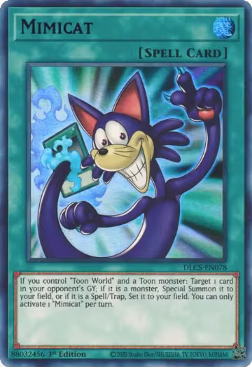 Mimicat (Purple) (DLCS-EN078), Dragons of Legend: The Complete Series — Yu-Gi-Oh! card price