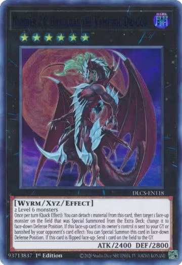 Number 24: Dragulas the Vampiric Dragon (Blue) (DLCS-EN118), Dragons of Legend: The Complete Series — Yu-Gi-Oh! card price