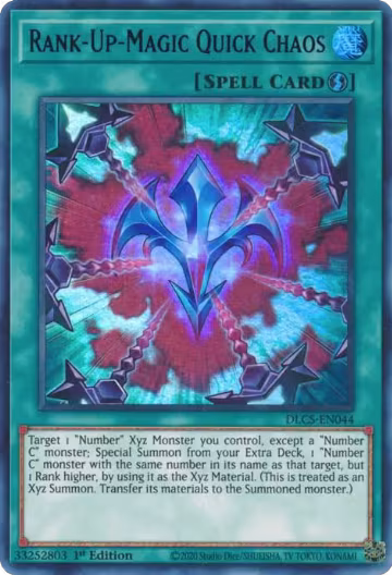 Rank-Up-Magic Quick Chaos (Blue) (DLCS-EN044), Dragons of Legend: The Complete Series — Yu-Gi-Oh! card price