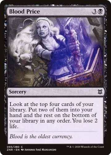 Blood Price (93), Zendikar Rising — Magic card price