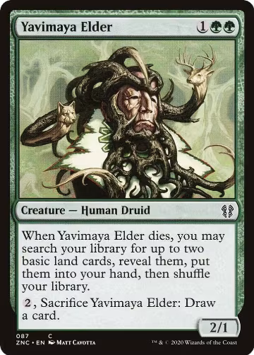 Yavimaya Elder (87), Commander: Zendikar Rising — Magic card price