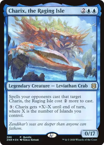 Charix, the Raging Isle (ZNR Bundle) (386), Unique and Miscellaneous Promos — Magic card price