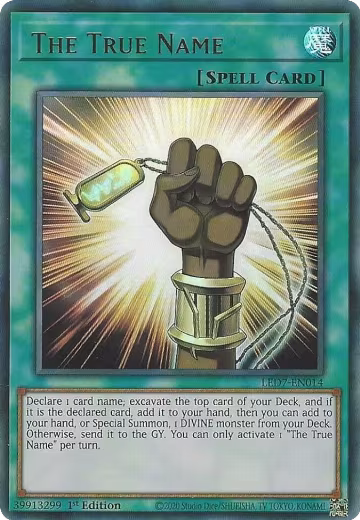 The True Name (LED7-EN014), Legendary Duelists: Rage of Ra — Yu-Gi-Oh! card price