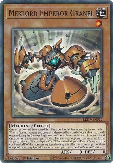 Meklord Emperor Granel (LED7-EN024), Legendary Duelists: Rage of Ra — Yu-Gi-Oh! card price