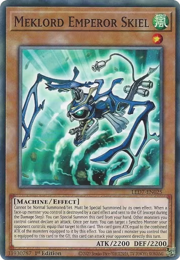 Meklord Emperor Skiel (LED7-EN025), Legendary Duelists: Rage of Ra — Yu-Gi-Oh! card price