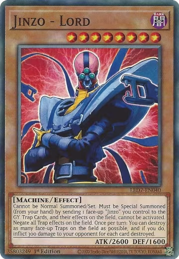 Jinzo - Lord (LED7-EN040), Legendary Duelists: Rage of Ra — Yu-Gi-Oh! card price