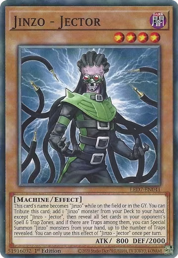 Jinzo - Jector (LED7-EN041), Legendary Duelists: Rage of Ra — Yu-Gi-Oh! card price