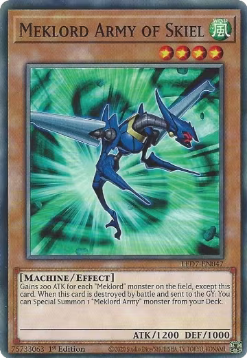 Meklord Army of Skiel (LED7-EN047), Legendary Duelists: Rage of Ra — Yu-Gi-Oh! card price