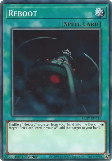 Reboot (LED7-EN051), Legendary Duelists: Rage of Ra — Yu-Gi-Oh! card price