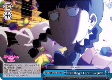 Fulfilling a Client's Request (MOB/SX02-T20 TD), Mob Psycho 100 — Weiß Schwarz card price