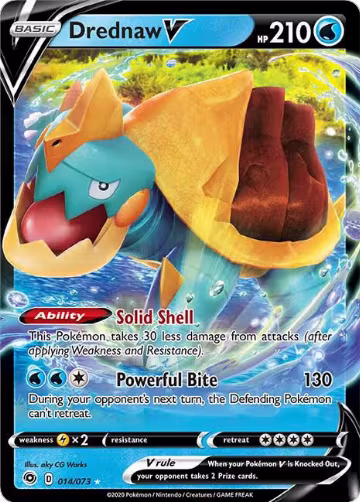 Drednaw V (14/73), Champion's Path — Pokémon card price