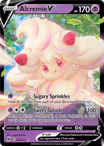 Alcremie V (22/73), Champion's Path — Pokémon card price