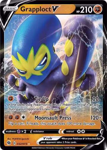 Grapploct V (32/73), Champion's Path — Pokémon card price