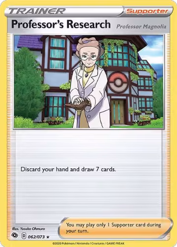 Professor's Research [Professor Magnolia] (62/73), Champion's Path — Pokémon card price