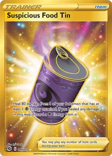 Suspicious Food Tin (Secret) (80/73), Champion's Path — Pokémon card price