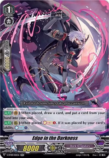 Edge in the Darkness (V-BT09/021EN), V-BT09: Butterfly d'Moonlight — Vanguard card price