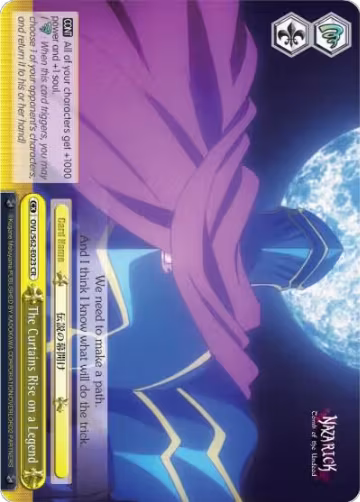 The Curtains Rise on a Legend (OVL/S62-E023 CR), Nazarick: Tomb of the Undead — Weiß Schwarz card price