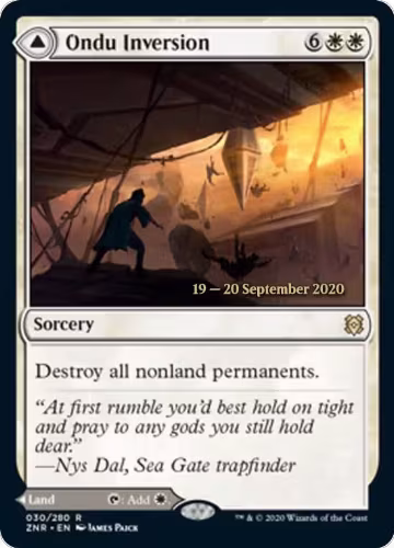 Ondu Inversion (30), Prerelease Cards — Magic card price