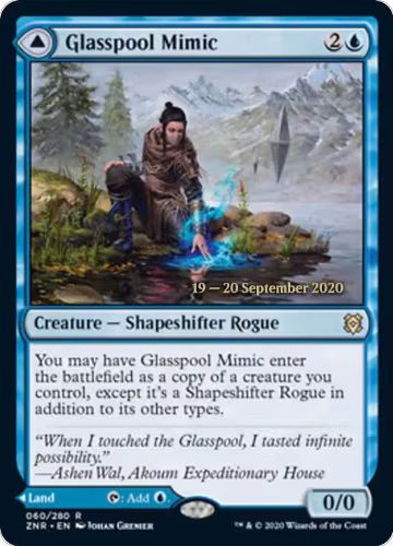 Glasspool Mimic (60), Prerelease Cards — Magic card price