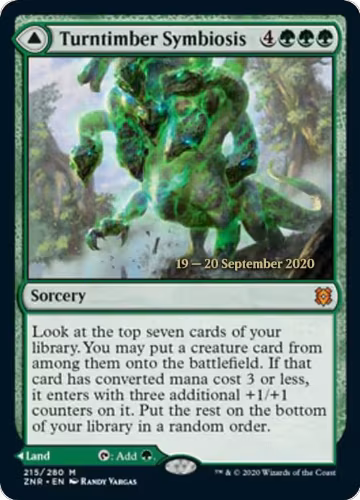 Turntimber Symbiosis (215), Prerelease Cards — Magic card price