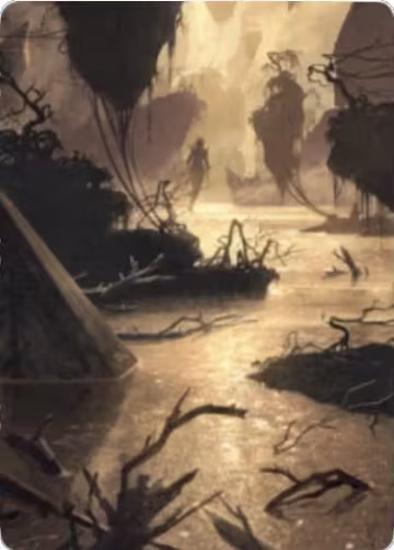 Murkwater Pathway Art Card (26), Art Series: Zendikar Rising — Magic card price