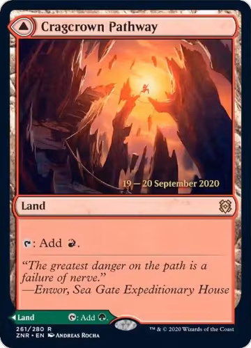 Cragcrown Pathway (261), Prerelease Cards — Magic card price