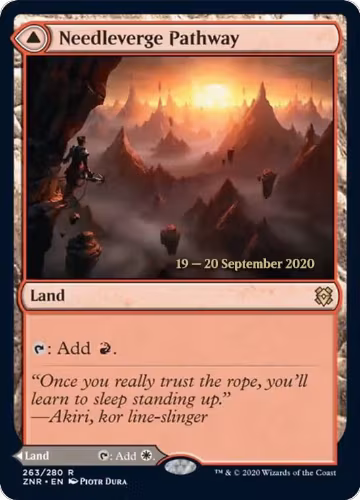 Needleverge Pathway (263), Prerelease Cards — Magic card price