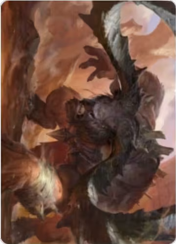 Moraug, Fury of Akoum Art Card (66), Art Series: Zendikar Rising — Magic card price