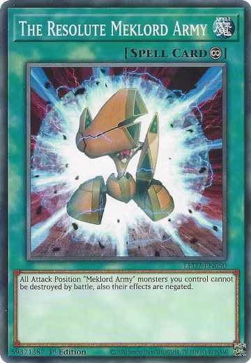 The Resolute Meklord Army (LED7-EN050), Legendary Duelists: Rage of Ra — Yu-Gi-Oh! card price