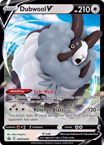 Dubwool V - SWSH049 (SWSH049), Sword & Shield Promo Cards — Pokémon card price