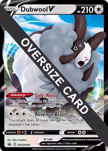 Dubwool V - SWSH049 (SWSH049), Jumbo Cards — Pokémon card price