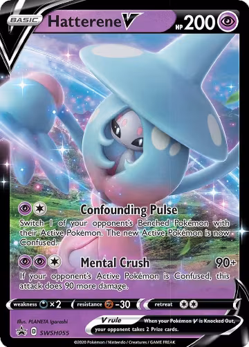 Hatterene V - SWSH055 (SWSH055), Sword & Shield Promo Cards — Pokémon card price