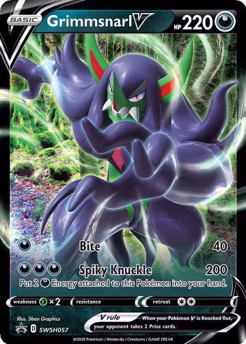 Grimmsnarl V - SWSH057 (SWSH057), Sword & Shield Promo Cards — Pokémon card price