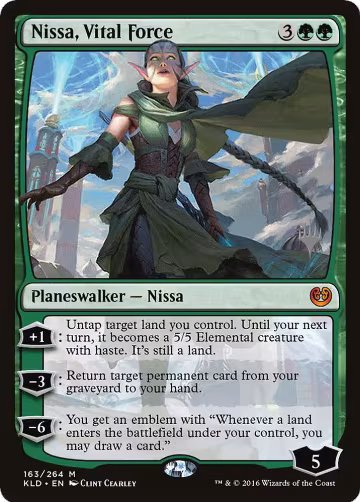 Nissa, Vital Force (163), Promo Pack: Zendikar Rising — Magic card price