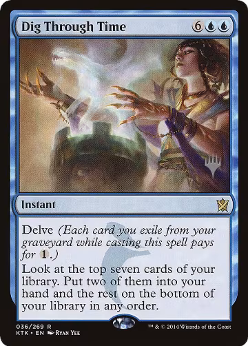 Dig Through Time (36), Promo Pack: Zendikar Rising — Magic card price