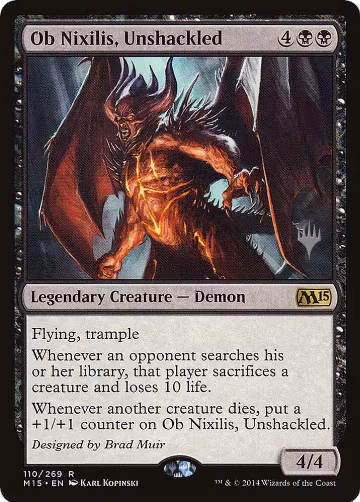 Ob Nixilis, Unshackled (110), Promo Pack: Zendikar Rising — Magic card price