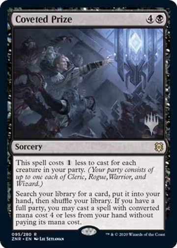 Coveted Prize (95), Promo Pack: Zendikar Rising — Magic card price