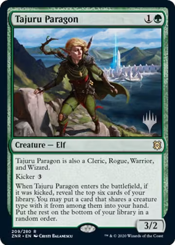 Tajuru Paragon (209), Promo Pack: Zendikar Rising — Magic card price