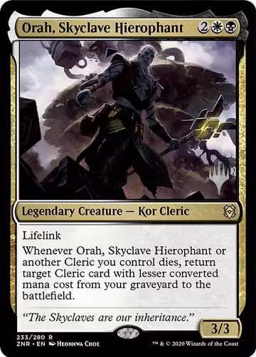 Orah, Skyclave Hierophant (233), Promo Pack: Zendikar Rising — Magic card price