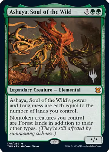 Ashaya, Soul of the Wild (179) — card price