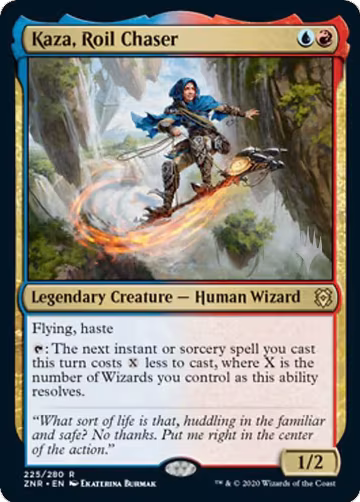 Kaza, Roil Chaser (225), Promo Pack: Zendikar Rising — Magic card price