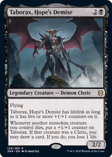 Taborax, Hope's Demise (129), Promo Pack: Zendikar Rising — Magic card price
