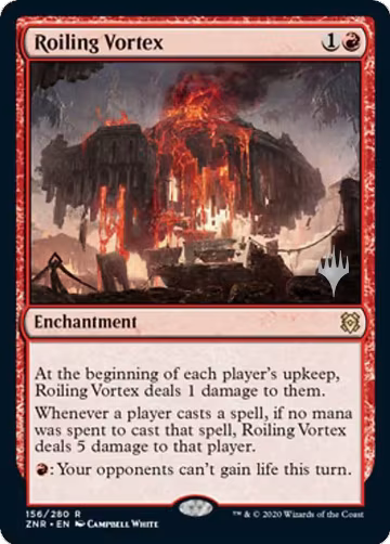 Roiling Vortex (156), Promo Pack: Zendikar Rising — Magic card price